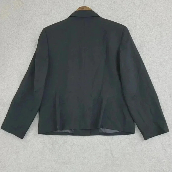 Talbots Womens Wool Blazer Jacket Black Size 16 5CT - Picture 2 of 8